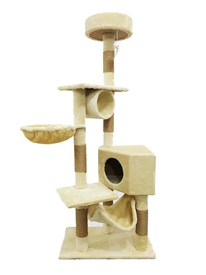 corner cat house