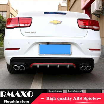 

For Chevrolet Malibu Bumper Diffuser spoiler 2016-2018 For Malibu ABS Rear lip rear spoiler front Body kit Bumpers Protector