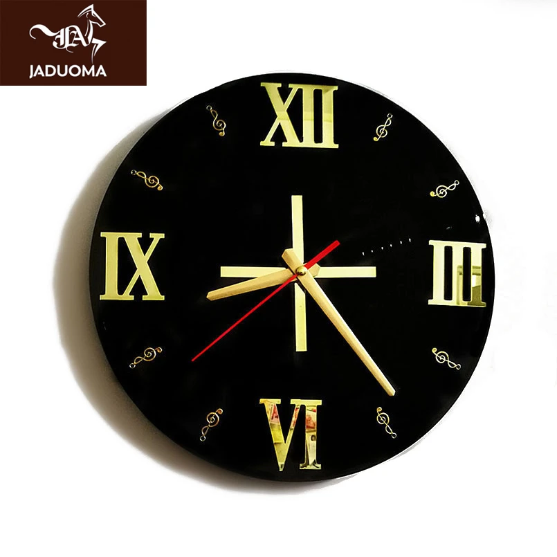 JADUOMA 3D Wall Clock Original Retro Vinyl Records 30cm Silent Movement Watch Modern Design For Home Decoration | Дом и сад