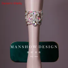 Женские аксессуары для танца живота, новое кольцо для ног, кольцо для ног, браслет, дикий Сияющий бриллиант, бусина на заказ