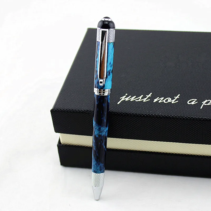 Metal Roller Pen Luxury Ballpoint Pens Business Writing Supplies Office School S 
