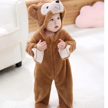 baby fleece bear suit