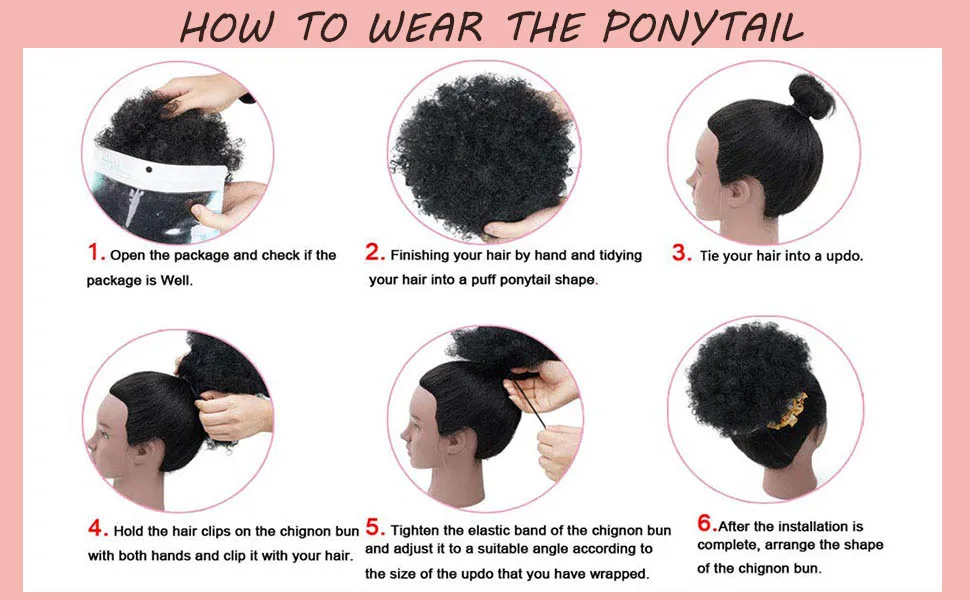 Morichy Chignon Bouncy curly Ponytal clip-in волосы для наращивания человеческих волос бразильские remy волосы натуральные Blavk цвет для женщин