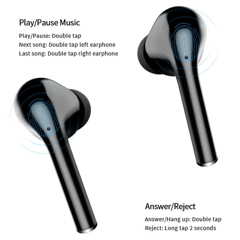 TWS Bluetooth наушники 5,0 наушники-вкладыши Спортивная гарнитура настоящие беспроводные наушники IPX4 водонепроницаемый мини-гарнитура 3D стерео звук для huawei