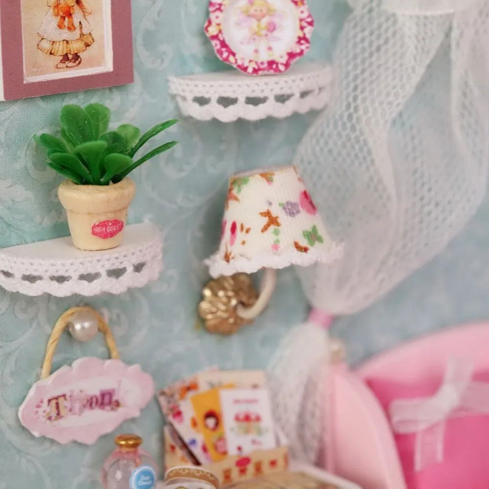15,1*11,6*13,1 см DIY Кукольный дом с мебели лесное здание миниатюрные деревянные игрушки ручной работы Сборка взрослых подарок для детей