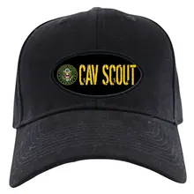 Американская армия: Cav Scout(черный и золотой) черная бейсболка, новинка Черная кепка