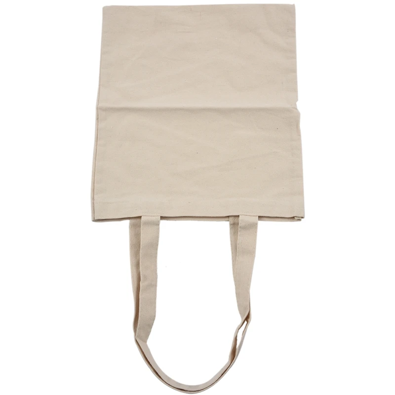 Бежевая Холщовая Сумка для покупок через плечо сумка-шоппер чехол конверт M