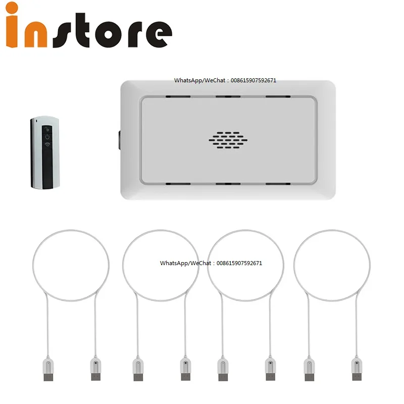 Laptop Security Solutions 4 Ports Alarm Host With USB-USB Cable For Macbook PC