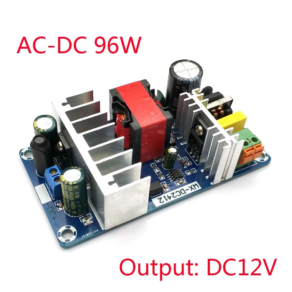 AC 85-265V To DC 12V 8A Switching Power Supply Board AC-DC Power Module DC 12V8A