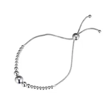 Цепочка Из Бисера, скользящий браслет, Аутентичные 925 серебряные браслеты для рукоделия, женские модные браслеты для изготовления ювелирных изделий