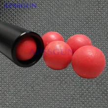 0.68 cal de borracha sólida reutilizável paintball paintball pintura ao ar livre arma treinamento tiro esporte preto amarelo vermelho azul verde laranja