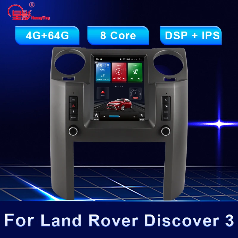 

9.7 inch Android 10 car Multimedia Video Player car GPS Navigation Radio BT For Land Rover Discovery 3 GPS Latest Map