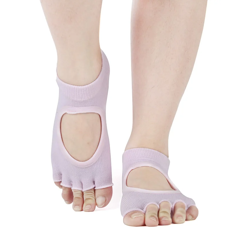 1 пара женские спортивные носки с открытой спиной пятью носками