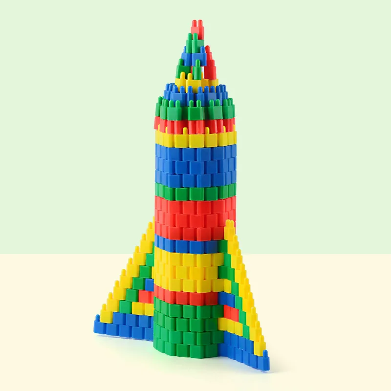 

CHILDREN'S Toy 3-6 Plastic Building Blocks Bullet a Year of Age Fight Inserted Rocket Have Educational 5-7-8-10-Year-Old Effecti