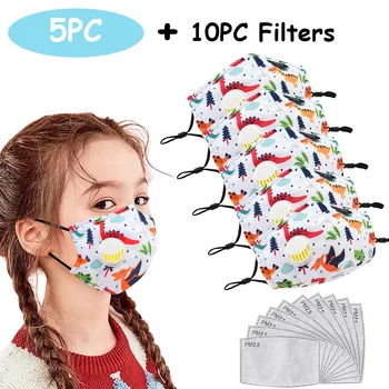 

Masks Order Child Cartoon Lovely Face Breathing Mask With 10 Pcs Activated Carbon Filter Fashion Reusable Protective Filter Mask