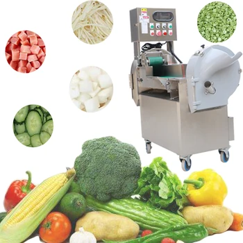 

Vegetables Cutting Machine Electric Potato Slicer Vegetables Chopping Machine for Commercial