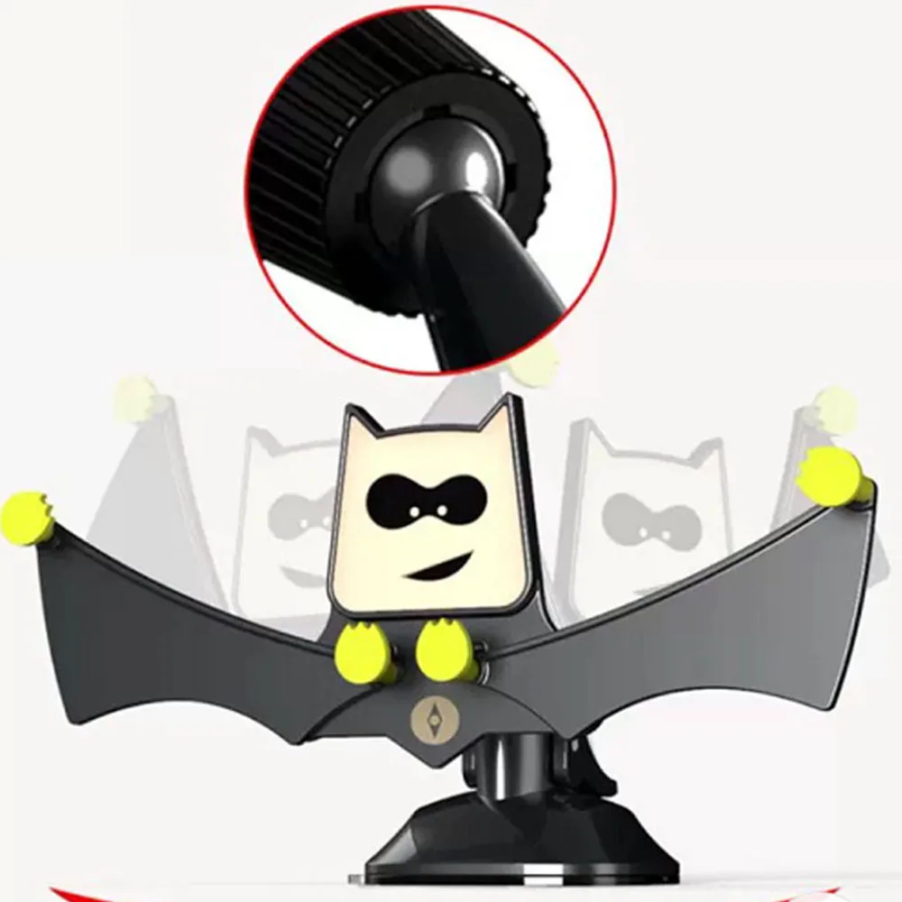 Bat Shape Bracket Stable Phone Holder Universal Car Air Vent Phone Stand Mobile Cell Phone Support Rotary GPS Navigation