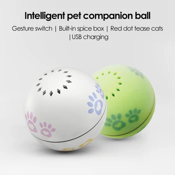 

Xiao-mi Petoneer Intelligent Pet Companion Ball Cat Toy Built-in Catnip Funny Cats Toy