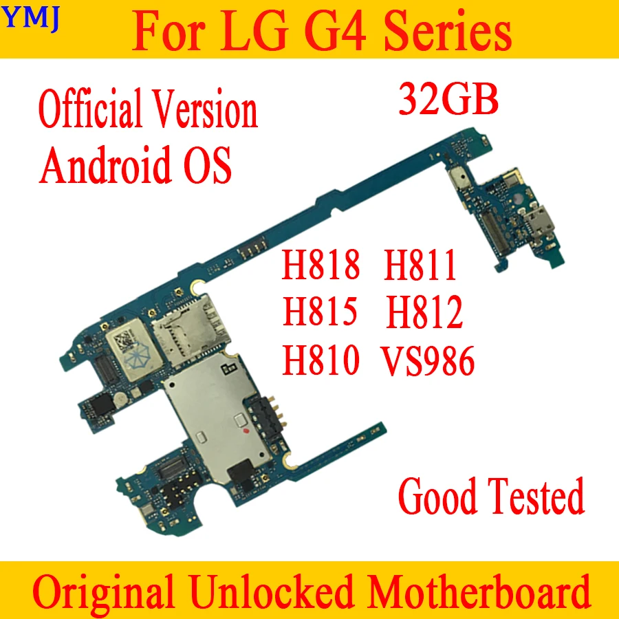 Материнская плата для LG G4 H815 H811 H810 H812 VS986 H818 32 ГБ оригинальная разблокированная |