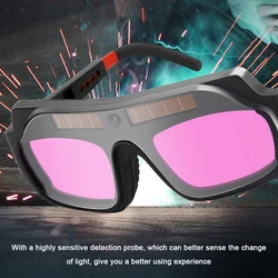 Lunettes de soudage à obscurcissement automatique, lunettes de protection Anti éblouissement pour TIG MIG MMA, équipement de soudage professionnel 