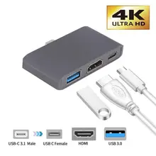 Thunderbolt 3 usb type C Узловая док-станция в режим HDMI Dex для Samsung Galaxy S8/S9 NAND с PD USB 3,0 для Macbook Pro USB-C