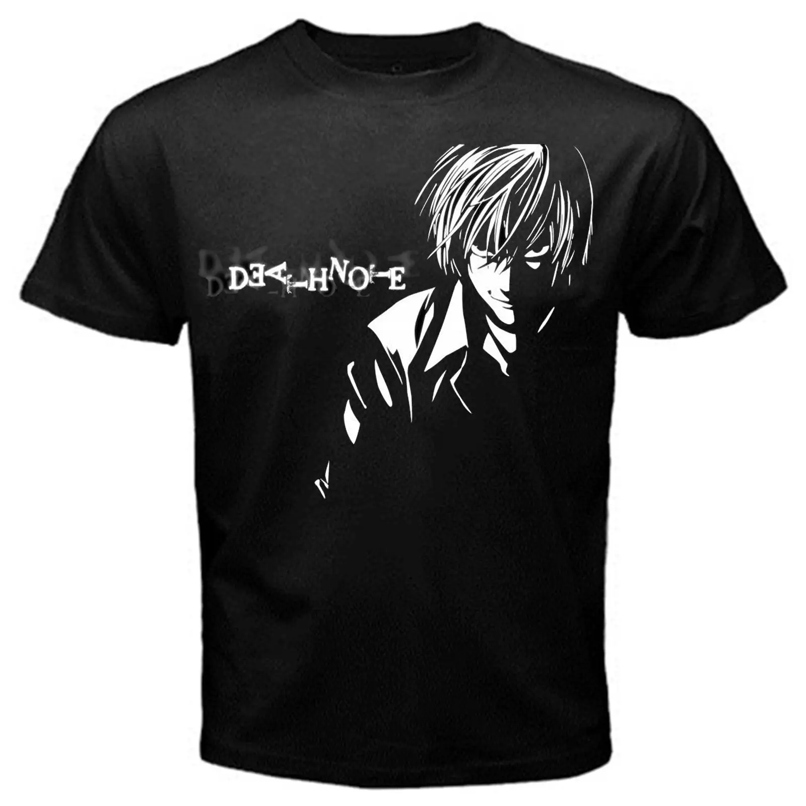 Death Note 1 Аниме Манга Рюк Ягами Япония футболка Черная Базовая |
