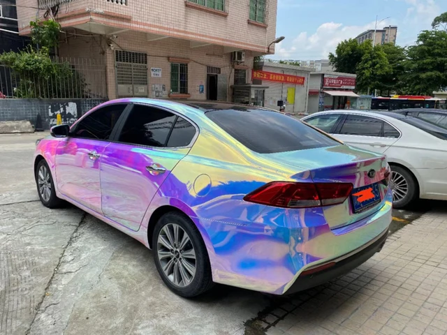 3M/Roll Wholesale Chameleon Holographic Opal Permanent Vinyl