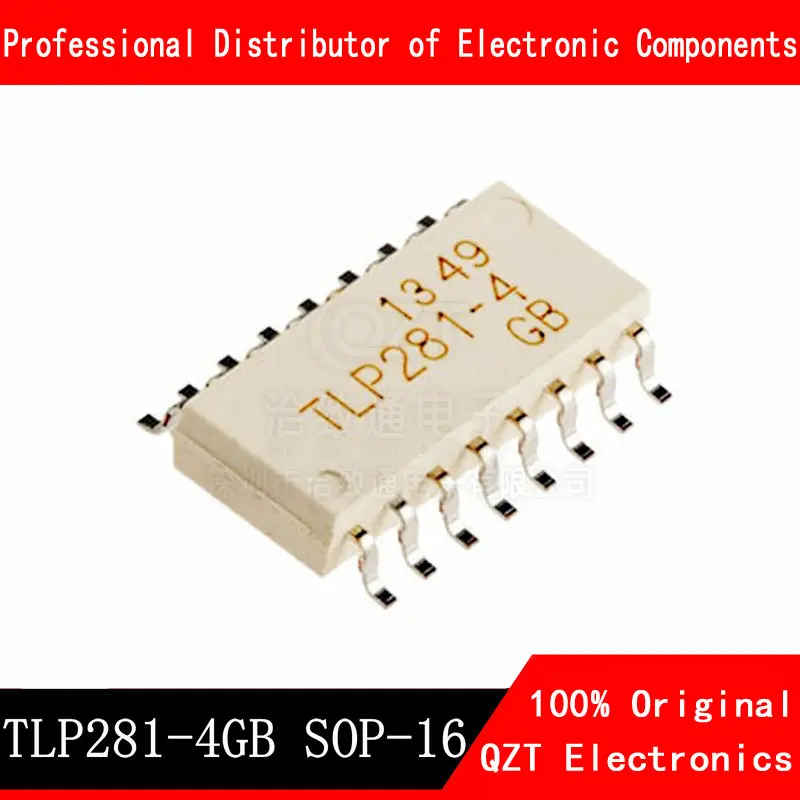 10pcs/lot TLP281-4 GB TLP281-4GB SOP-16 new original In Stock 10pcs tlp281 1gb sop 4 tlp281 1 sop4 tlp281 code p281 photocoupler new and original