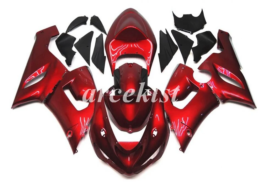 4 подарки набор обтекателей ABS подходит для kawasaki Ninja ZX6R 636 2005 2006 6R 05 06 ZX-6R набор обтекателей оранжевый черный матовый