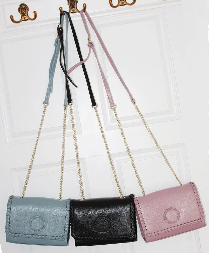 

2020 new bag female genuine leather handbags women's shoulder bag 8 inch Messenger bags for women casual