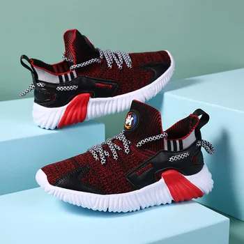 

New Fashion Kids Sneakers Mesh Lightweight Running Shoes for Girls Boys Children Sports Ultra Breathable Non-slip Outsole Unisex