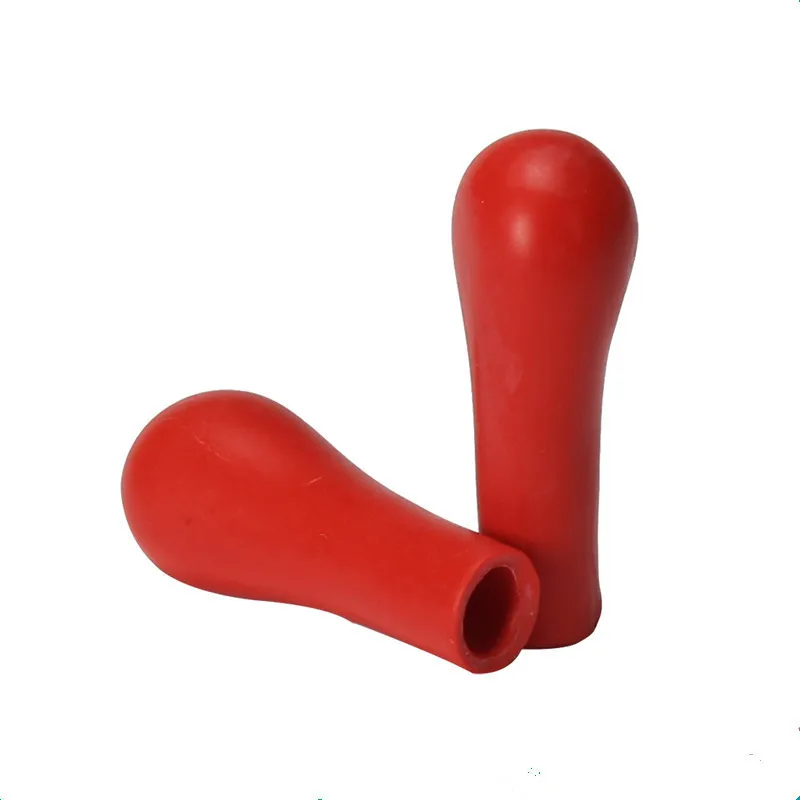 50 Tappi Contagocce In Gomma Rossi - Per Pipette, Con Graduazione | Per Laboratorio O Hobby - Foto 3