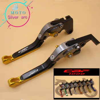 

!With Logo CNC Golden Motorcycle Brake Clutch Levers For Honda CBF1000 CBF 1000 2006 2007 2008 2009