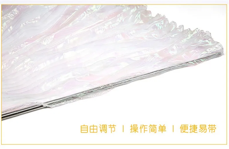 Palo de ala de danza del vientre Egipto danza India Bellydance Isis alas varillas de acero inoxidable varilla telesc�pica 30 a 7