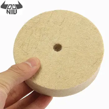 

DANIU 1PC 6 Inch 150mm Wool Felt Polishing Buffing Round Wheel Wool Felt Polisher Disc Pad Buffer For Wood Metal Polishing