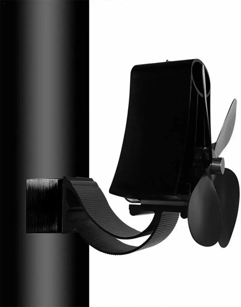 New high temperature magnet camping stove fan 4 blade wall mounted household fireplace fan cooling fireplace fan