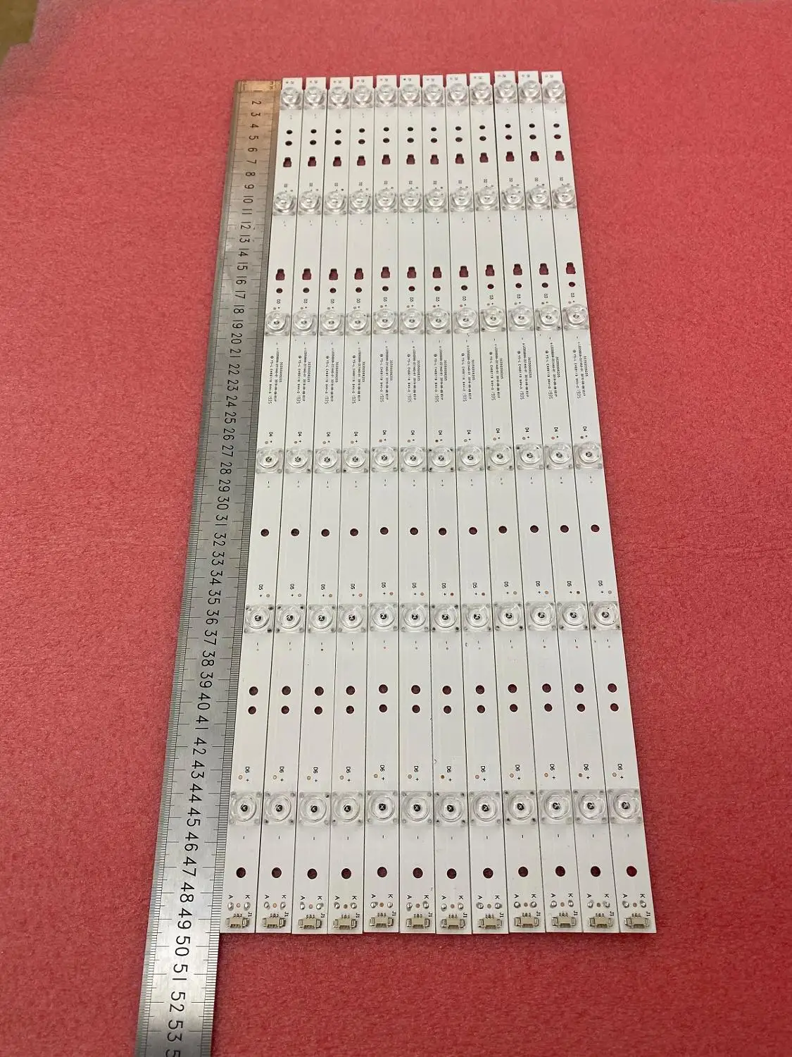 LED backlight strip(12) for MTV-5031LTA2 LT-50EM76 50C550 P50FN117J LED50D6-ZC14-01 LED50D06-ZC14AG-01 V500HJ1-PE8 PLDED5068A-E
