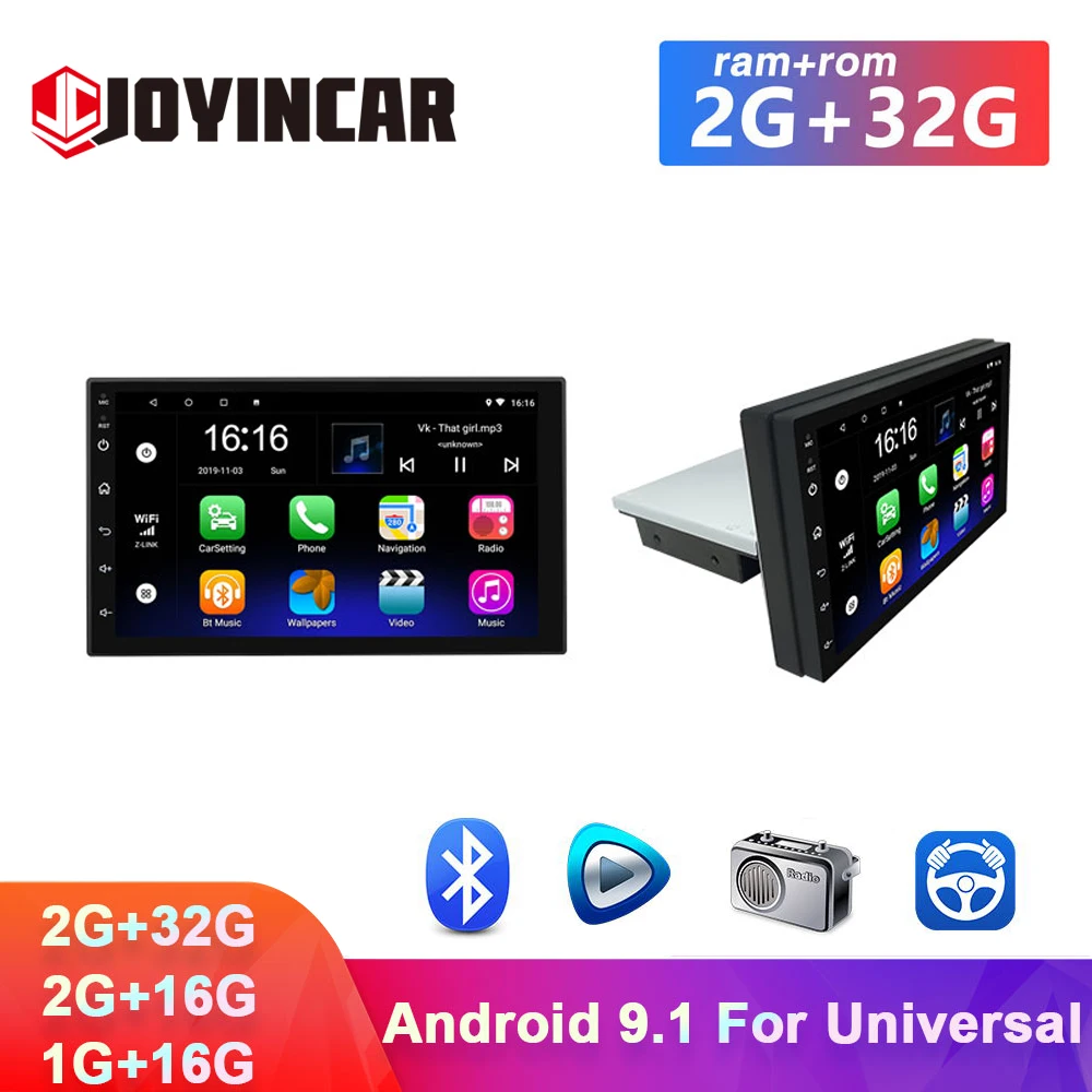 Автомагнитола 1 din на Android мультимедийный плеер для Toyota Volkswagen Hyundai Kia Nissan Honda Audi Lada