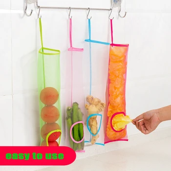 

Kitchen Trash Storage Bag Onion Garbage Holder Vegetable Potato Hanging Mesh Fruit Ginger Organizer Container Garlic Food Saver