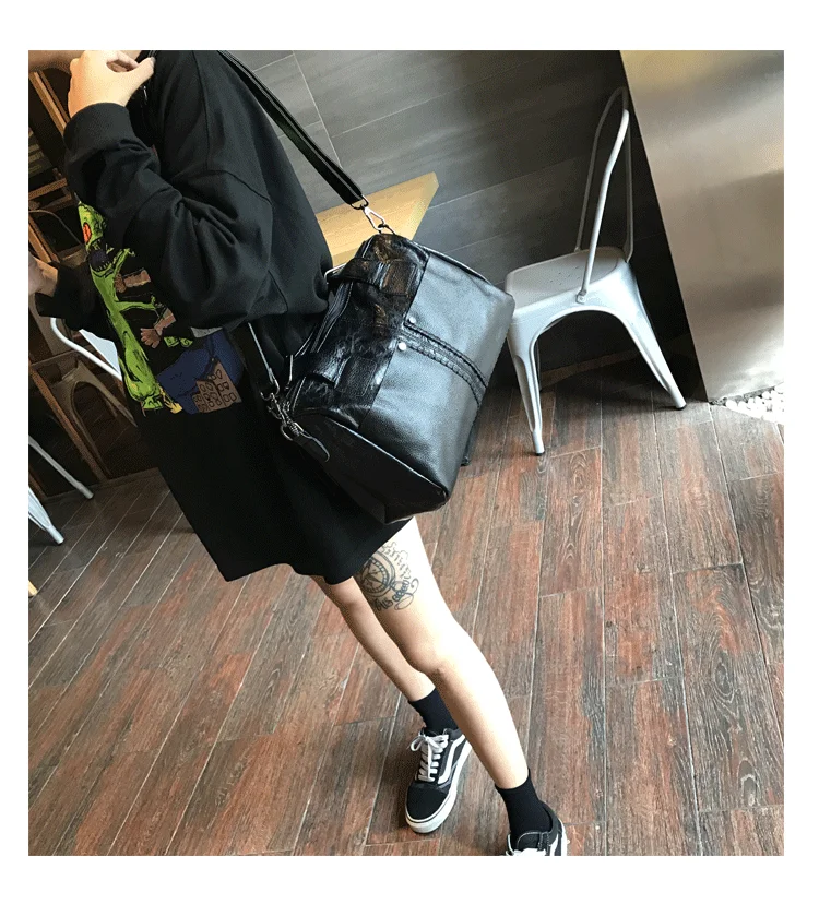women winter pu leather bag OL black one shoulder bag female brown blue green casual crossbody messenger bag