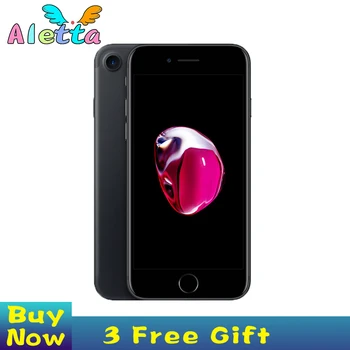 Apple-teléfono inteligente iPhone 7 desbloqueado, pantalla táctil de 4,7 pulgadas, NFC, ROM de 32GB/128GB/256GB, Quad-core, Apple Pay