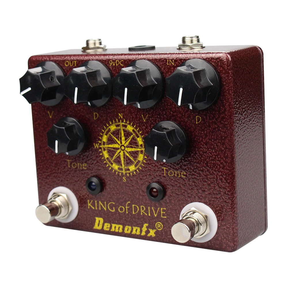 Новый аналоговый демоfx King of Tone Overdrive stomp на основе эффекта Of Drive |