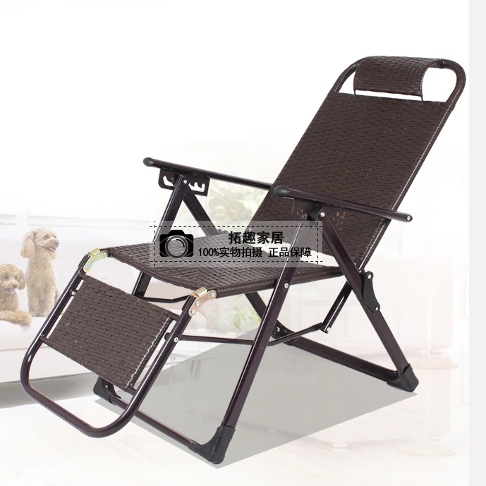 

Multifunctional Office Cany Chair Recliner Folding Lunch Break Adult Nap Bed Home Balcony Backrest Beach Chair for The Elderly