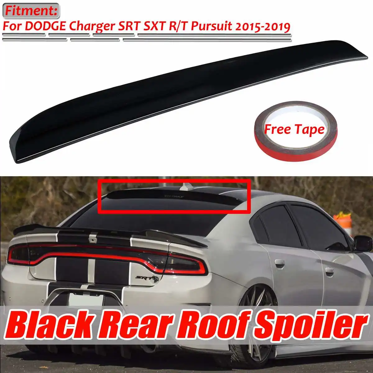 

Спойлер на крышу заднего стекла для DODGE Charger SRT SXT R/T преследо2015-2019
