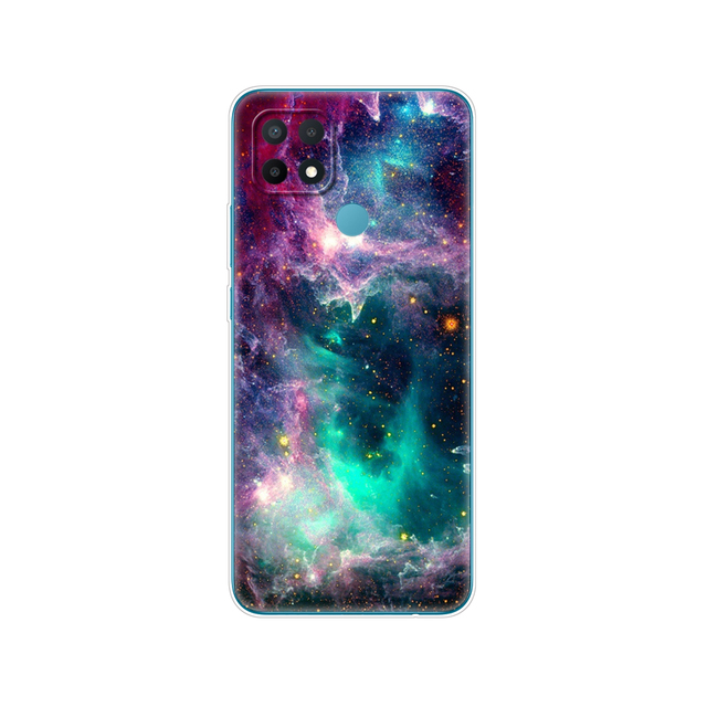 OPPO A15 Case For OPPO A15S Back Silicon Soft TPU Phone Cover For OPPOA15 CPH2185 A 15 S CPH2179 Bumper 6.52" Fundas Shell