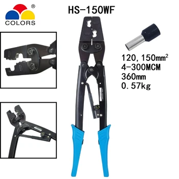 

HS-150WF crimping plier tools for large tubular terminal Japanese style capacity 120-150mm2 4-300MCM AWG electrical hand tools