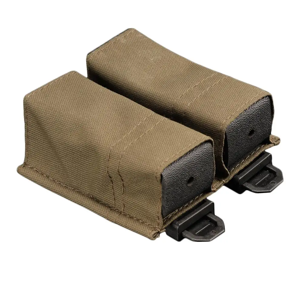 

RELOADED AMMO/RA ESSTAC KYWI Type Tactical Quick Release 9mm Single / Double Magazine Pouch Drop Shipping- CB