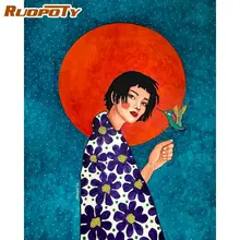 RUOPOTY 60x75 см Набор для рисования по номерам, длинные волосы, крутая девочка, рисунок, масляные краски, акрил, Cnavas, домашняя спальня, стена, Artcraft, картина RUOPOTY 60x75 см Набор для рисования по номерам, длинные волосы, крутая девочка, рисунок, масляные краски, акрил, Cnavas, домашняя спальня, стена, Artcraft, картина