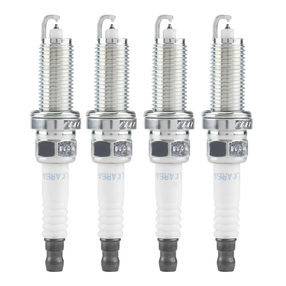 DILKAR6A-11 22401-JA01B 4 шт. абсолютно новая свеча зажигания с высокой производительностью электродная головка для Nissan Altima Rogue Sentra - Цвет: Белый