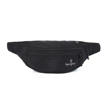 

FGOIBALL Fashionable lady waist bag men's solid color super large capacity fitness running bag summer outdoor sports goods